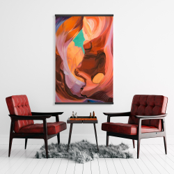 Magnetic 28 x 42 - Inside view of antelope canyon