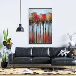 Magnétique 28 x 42 - Forêt abstraite et colorée