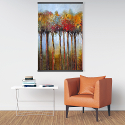 Magnetic 28 x 42 - Colorful leaves trees