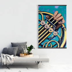 Magnetic 28 x 42 - Musician with french horn