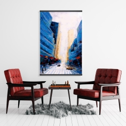 Magnetic 28 x 42 - Blue asymmetrical street
