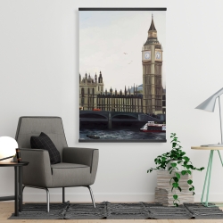 Magnetic 28 x 42 - Big ben clock elizabeth tower in london