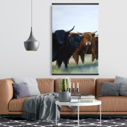 Magnetic 28 x 42 - Four highland cows