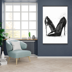 Magnétique 28 x 42 - Chaussures noires à talons hauts