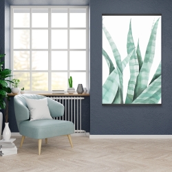 Magnetic 28 x 42 - Watercolor striped desert plant