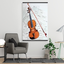 Magnétique 28 x 42 - Violon sur partitions