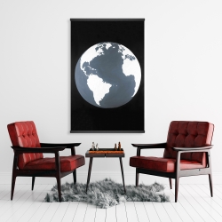 Magnétique 28 x 42 - Vue satellite de la terre