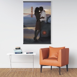 Magnetic 28 x 42 - A loving couple in san francisco
