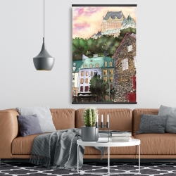 Magnetic 28 x 42 - Château frontenac in the petit champlain