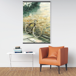Magnétique 28 x 42 - Vieille bicyclette urbaine