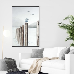 Magnétique 28 x 42 - Mouette à la marina