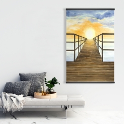 Magnétique 28 x 42 - Couché de soleil dans la mer