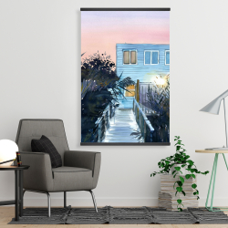Magnétique 28 x 42 - Maison de plage