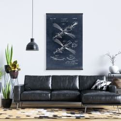 Magnétique 28 x 42 - Plan d'un leurre de poisson