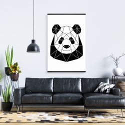 Magnétique 28 x 42 - Panda géométrique