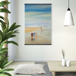 Magnétique 28 x 42 - Enfants à la plage