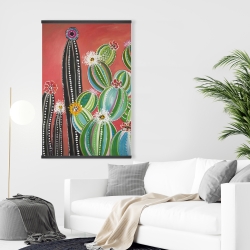Magnétique 28 x 42 - Cactus en arc-en-ciel
