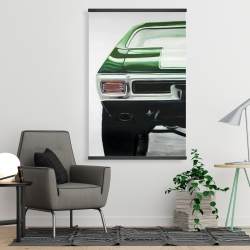 Magnetic 28 x 42 - Classic dark green car
