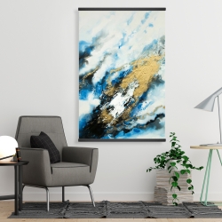 Magnétique 28 x 42 - Marbre bleu et doré