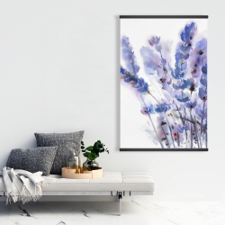 Magnétique 28 x 42 - Fleurs de lavande à l'aquarelle