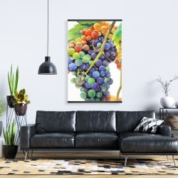 Magnetic 28 x 42 - Colorful bunch of grapes