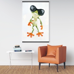 Magnetic 28 x 42 - Funny frog with sunglasses