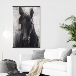 Magnetic 28 x 42 - Black horse