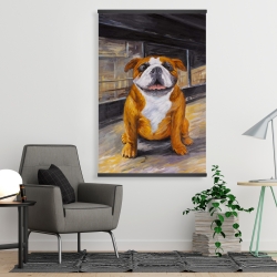Magnétique 28 x 42 - Bouledogue souriant