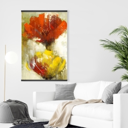 Magnetic 28 x 42 - Orange and yellow flowers
