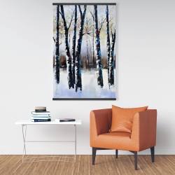 Magnétique 28 x 42 - Arbres gelés