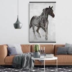 Magnetic 28 x 42 - Abstract brown horse