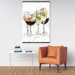 Magnetic 28 x 42 - Beautiful wine glasses