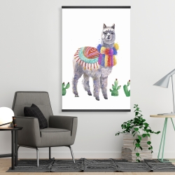 Magnetic 28 x 42 - Traditional peruvian lama