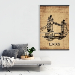 Magnetic 28 x 42 - Tower bridge illustration