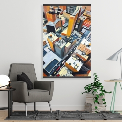 Magnetic 28 x 42 - High top view of buildings in new york