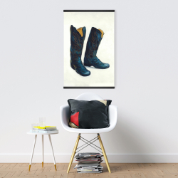 Magnetic 20 x 30 - Leather cowboy boots