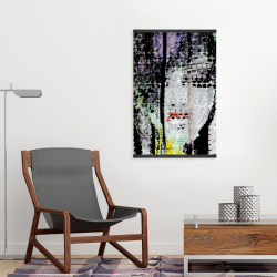 Magnetic 20 x 30 - Abstract colorful woman face