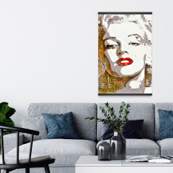 Magnetic 20 x 30 - Marilyn monroe with typography