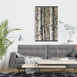 Magnetic 20 x 30 - Blossoming birches