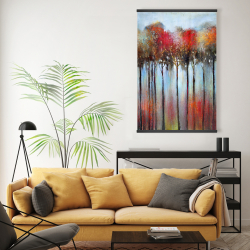 Magnétique 20 x 30 - Forêt abstraite et colorée