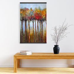 Magnetic 20 x 30 - Colorful leaves trees