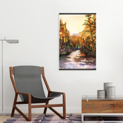 Magnétique 20 x 30 - Rivière merced
