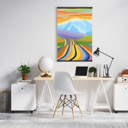 Magnetic 20 x 30 - Mountain road multicolored