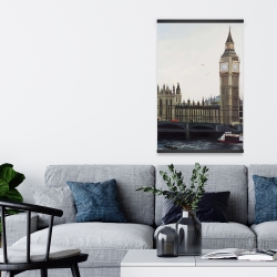 Magnetic 20 x 30 - Big ben clock elizabeth tower in london
