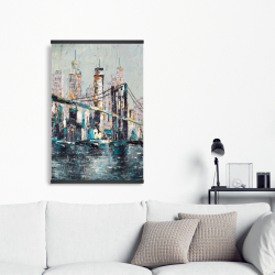 Magnetic 20 x 30 - Abstract and texturized bridge
