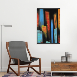 Magnetic 20 x 30 - Abstract and colorful tall buildings