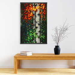 Magnetic 20 x 30 - Birch with two-tone leaves