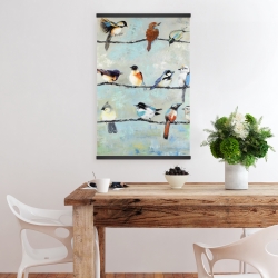 Magnetic 20 x 30 - Small colorful birds
