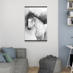 Magnétique 20 x 30 - Domino le cheval