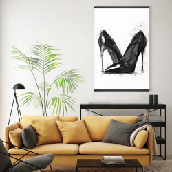 Magnétique 20 x 30 - Chaussures noires à talons hauts
